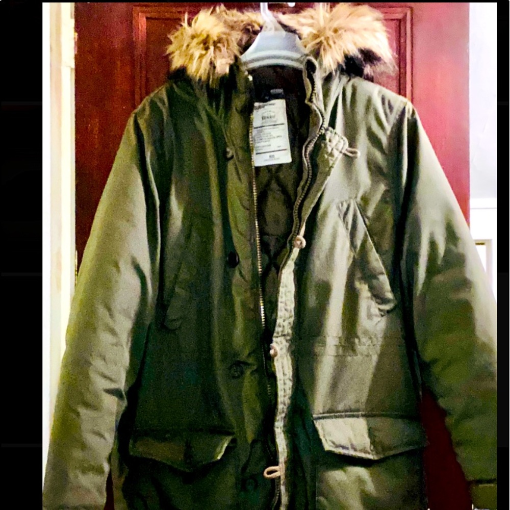 H&M Military Style Puffer Jacket